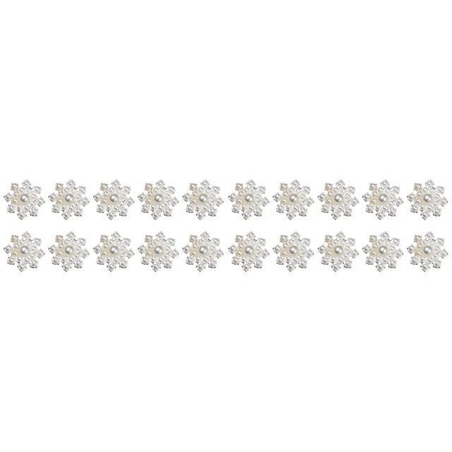 20 stücke perle ornamente diy dekorative patches zarte handwerk