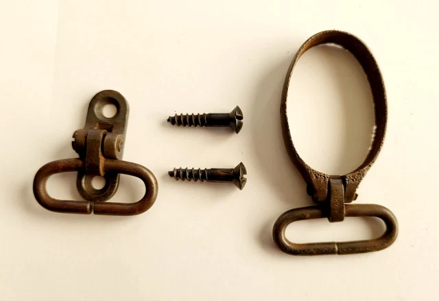 WWII British Lee Enfield No.4 MK1 - Stock Band Swivel & Sling Swivel with Screws