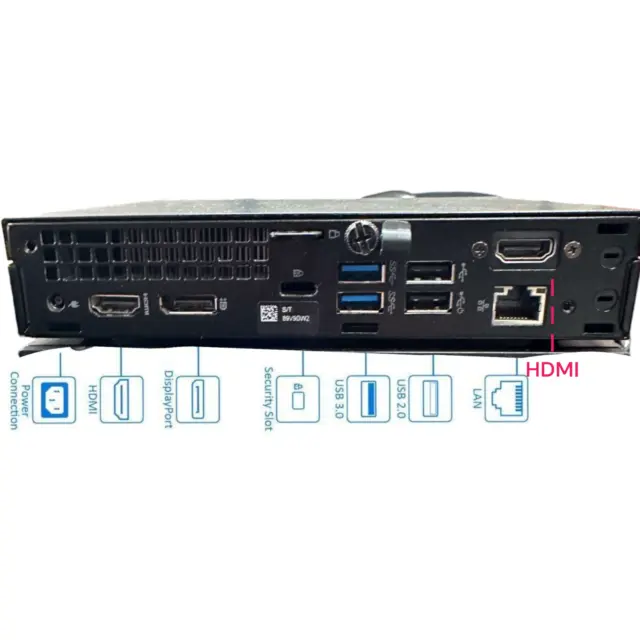 Dell OptiPlex 3060 MICRO DESKTOP PC COMPUTER I5 8TH GEN UP TO 32GB UP TO 2TB M.2 2