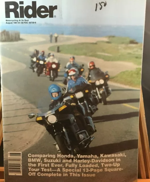 Lot de 3 1981 Rider Magazine moto à son meilleur 3