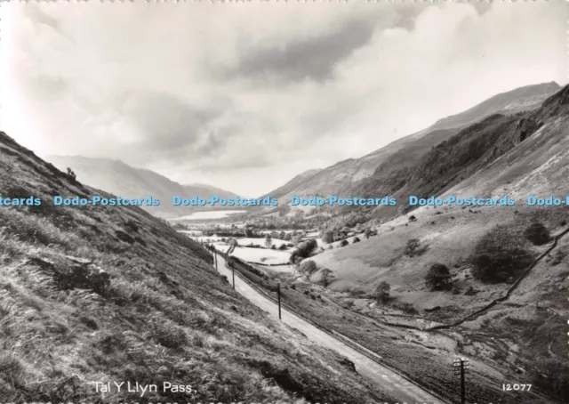 D089750 Tal Y Llyn Pass. RP. Postcard