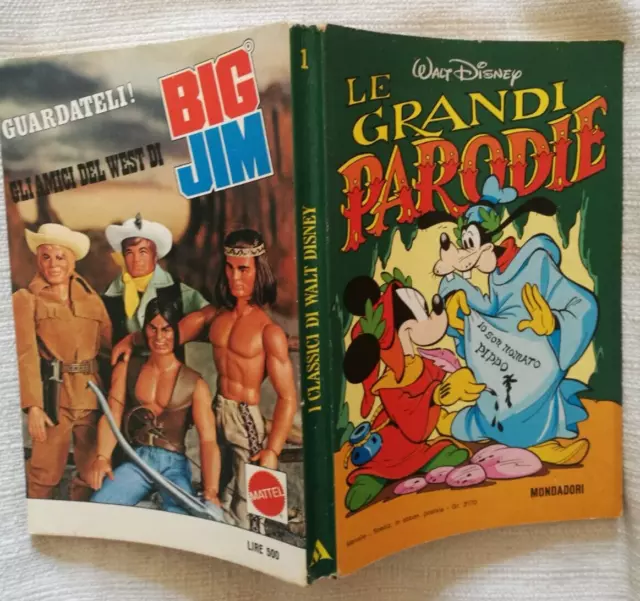 Le Grandi Parodie 1977 Numero 1 Classici Disney Seconda Serie Ottimo Con Punti