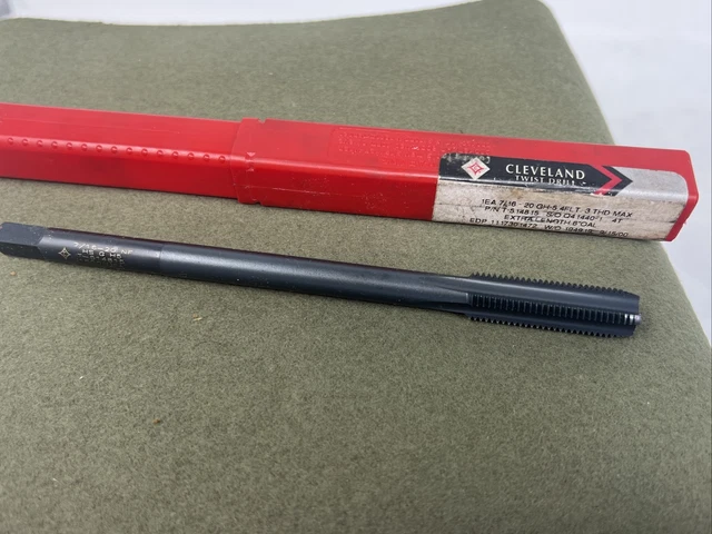 Cleveland 7/16-20 4 Flute GH-5 HSS 4 Flute 6" Extension steam oxide coated