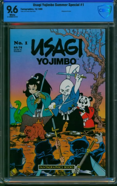Usagi Yojimbo Summer Special #1 ⭐ CBCS 9.6 ⭐ Stan Sakai Fantagraphics Comic 1986