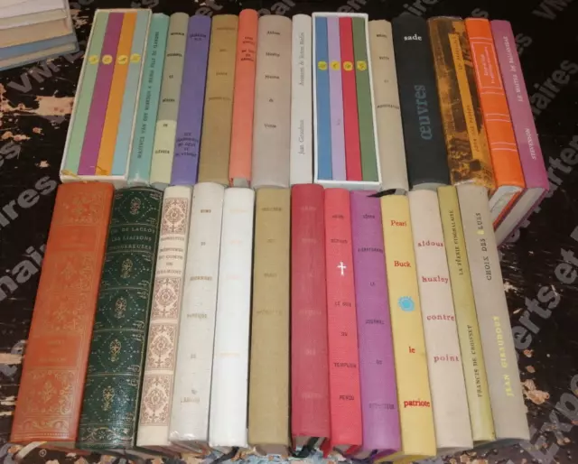 Litterature Lot De 33 Livres Editions Club Francais Du Livre