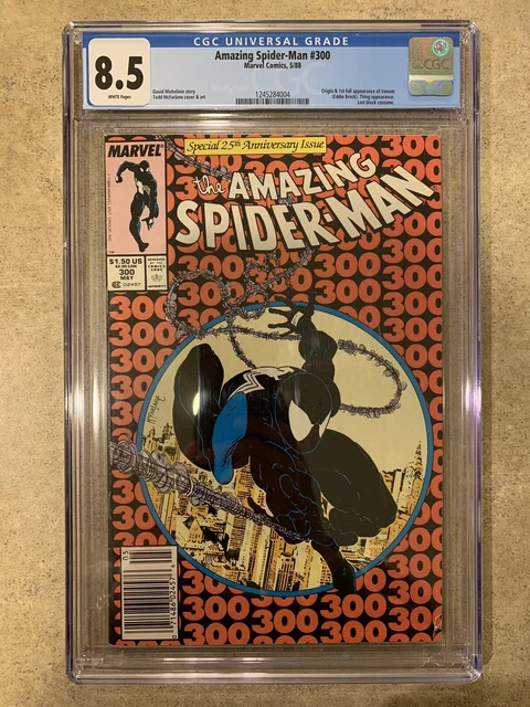 Amazing Spider-Man #300 Todd Mcfarlane Cgc 8.5 First Appearance Venom (1988)⚡️