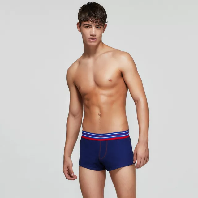 Men's Sexy Underwear Bulge Pouch Briefs Low-waist Soft Ribbed Slip