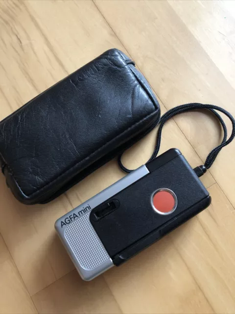 Agfa Mini Pocket Kamera Camera Pocketkamera Agfa mini Color Optar + hülle