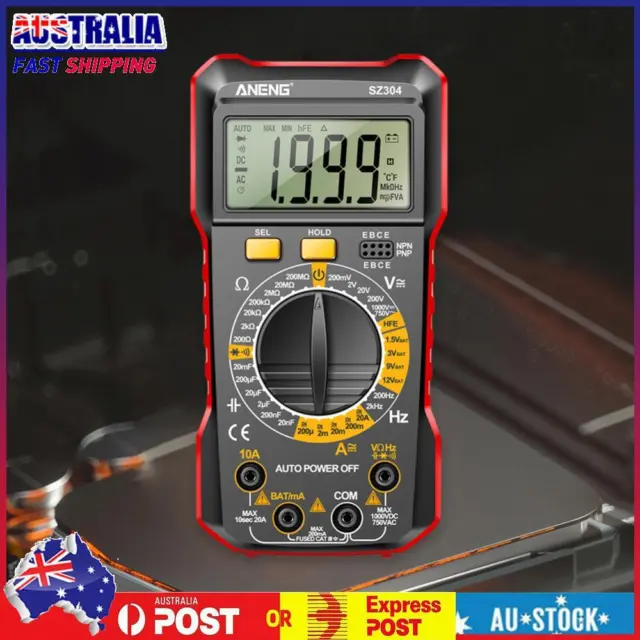 AC/DC Voltage Tester Large Screen Voltage Detector Auto-Ranging Electrical Tools
