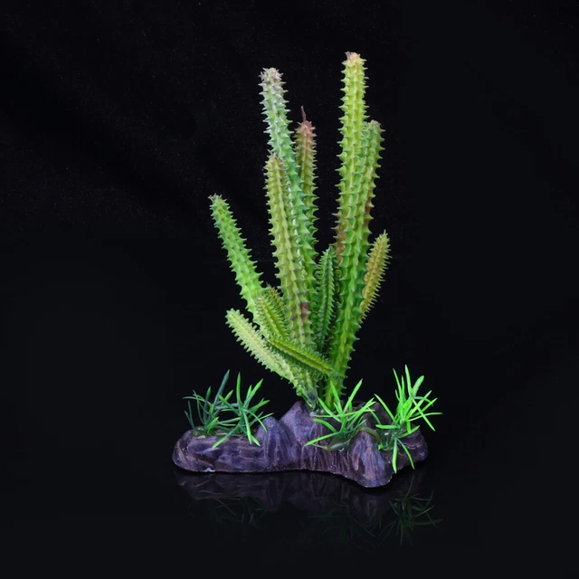 Creativas Suculentas Planta Artificial Acuario Paisaje Decoración Plástico