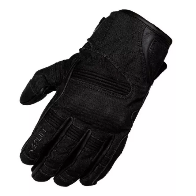 Merlin Mahala Explorer Térmico D30 Armadura Impermeable Moto Guantes - Negro