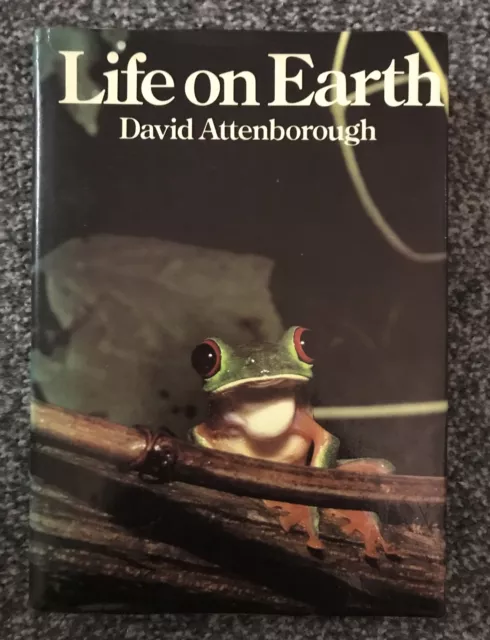 Life on Earth David Attenborough Hardback Book Dustjacket First Edition 1979 VGC