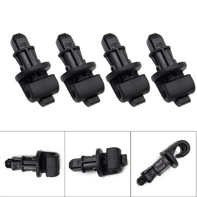 4pcs Black Sliding Door-Sunshade Hook For Honda Odyssey 83715-SHJ-A21ZA Parts