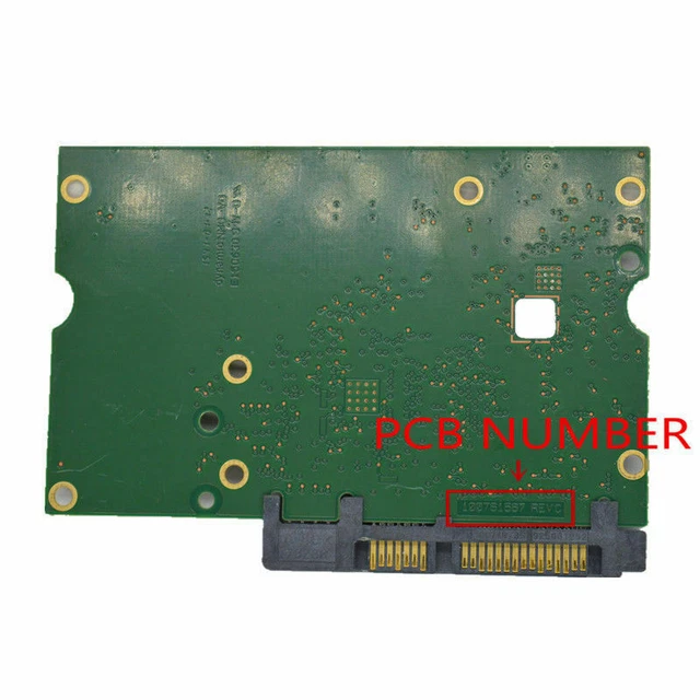 ST3000NM0033 HDD PCB fo Seagate Logic Board Number:100764651 REV A ...