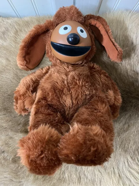Vtg 80’s Rowlf the Dog Muppet Show Plush Toy Jim Henson