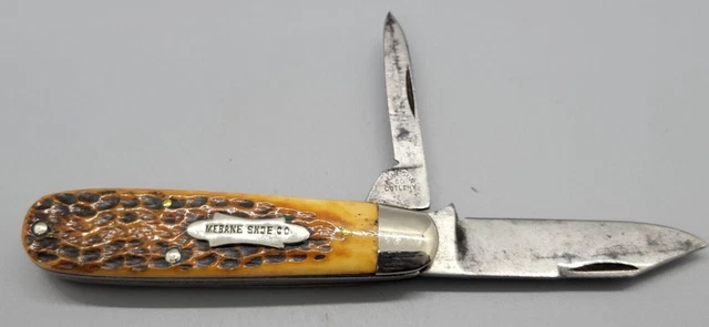 Vintage Robeson 2-Blade Stag Barehead Jumbo Jack Knife Mebane Shoes