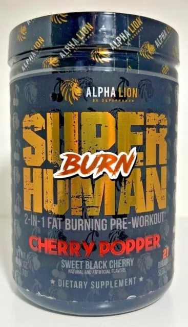 Alpha Lion Super Human BURN Mitoburn Fat Burner 21 FULL Servings 3 Flavors New