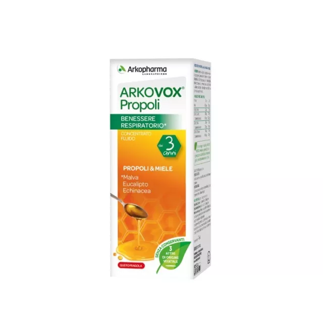 ARKOPHARMA Arkovox Propoli Fluide concentrate - Lungs Health Supplement 140 ml