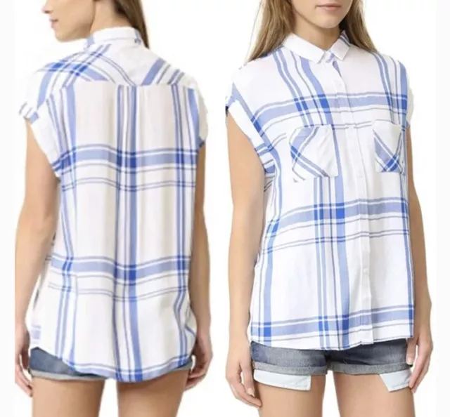 NWT RAILS | Britt Short Sleeve Button Down | Sz S