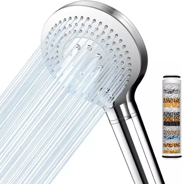 Hard Water Filter Shower Head, Shower Head Filter 17 Stage Shower Filter 3 Spray