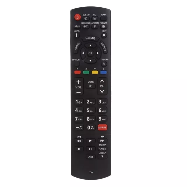 N2QAYB00092 Replacement Remote Control for TC39AS530 TC39AS530U Television