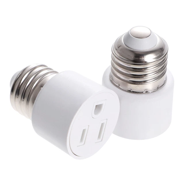 Adattatore di uscita con lampadina 2pcslight Adattatore E26 Splitter splitter