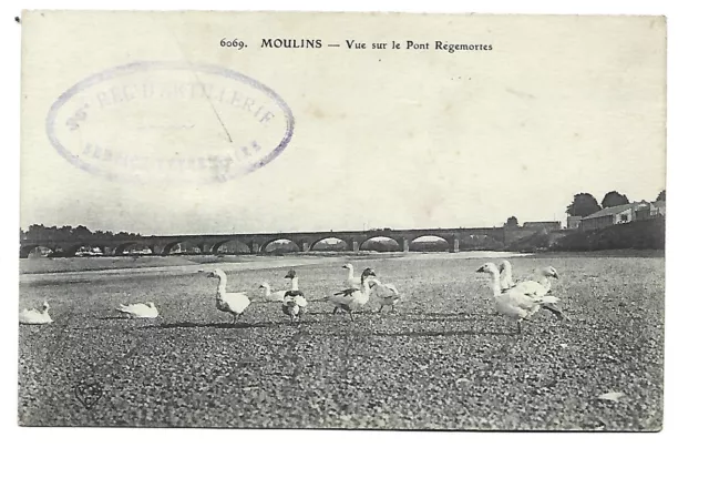 03  Moulins  Vue Sur Le Pont Regemortes