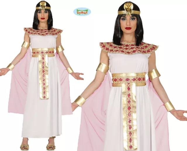 Ladies Egyptian Queen Fancy Dress Costume Womens Cleopatra Outfit New fg