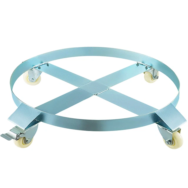 VEVOR Outil Tambour Dolly 136L Drum Trolley Tambour Manutention Chariot àTambour