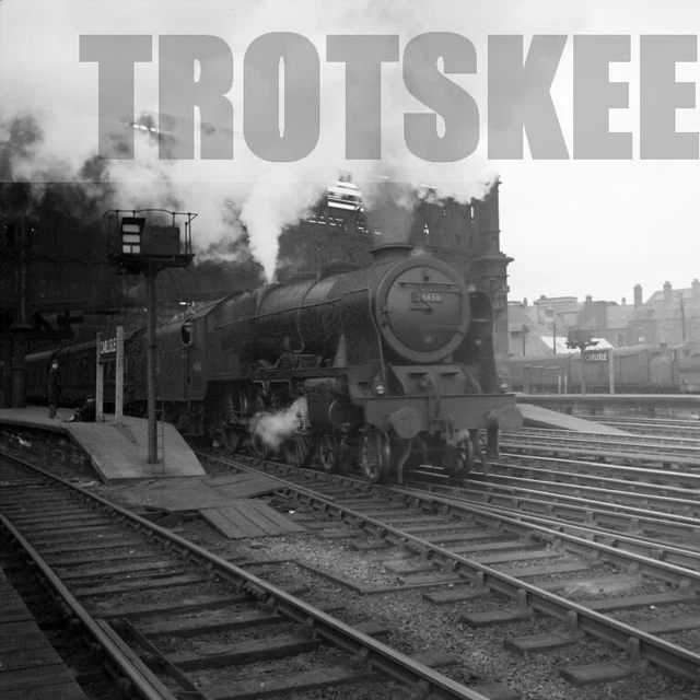 Larger Negative BR British Railways Steam Loco 46136 Royal Scot Carlisle 1957
