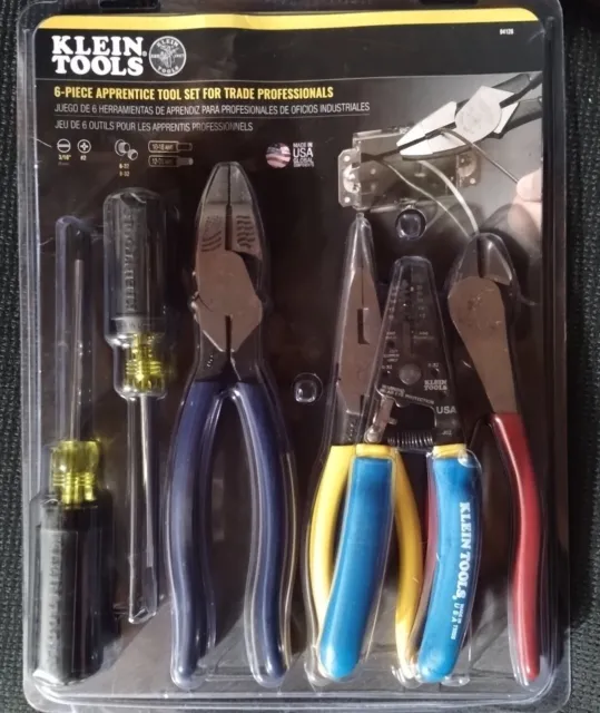 KLEIN TOOLS 94126 6-Piece Apprentice Tool Set FREE SHIPPING
