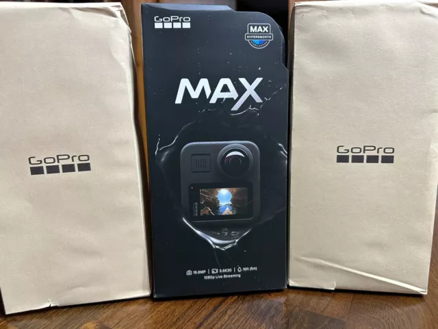 Cámara de acción impermeable GoPro MAX 360 + Kit de accesorios 50-1 - Listo para 4 el verano