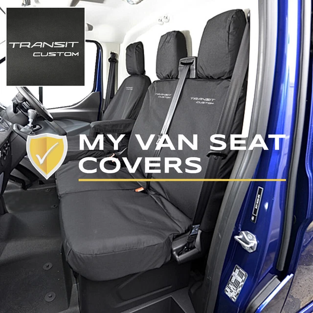 FORD TRANSIT CUSTOM Dciv (2021+) Front Seat Covers & Logo (No Tray