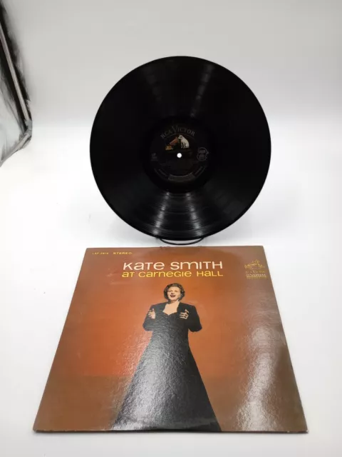 BOXDG40 Kate Smith - At Carnegie Hall LP, Album, Mono RCA Victor LPM-2819 19