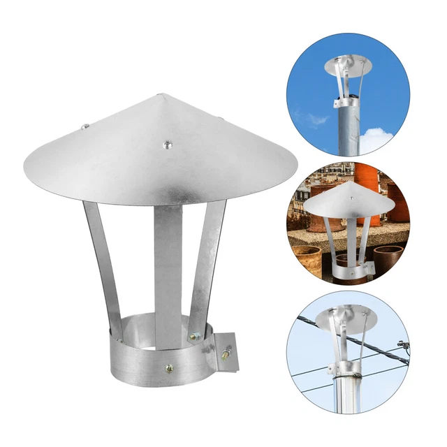 Riloer Évent De Toit Universel 360° Réglable - Pour Camping-car, Bus, Yacht - Noir/Gris
