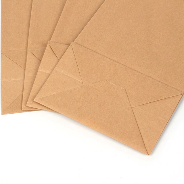 100 PCS Bread Paper Bags Bakery Carry Bag Candy Gift Bags Biscuit Bag 8