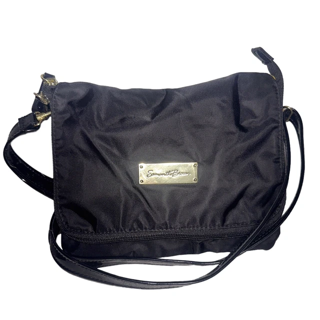 Samantha Brown Nylon Crossbody Travel Print Lining