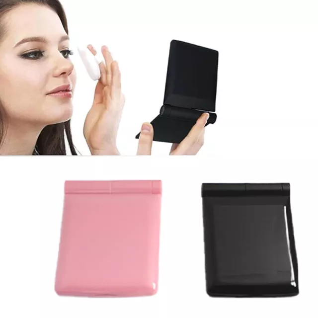 Brand New Compact Makeup Mirror Folding Portable Cosmetic Pocket LED lights AU 3