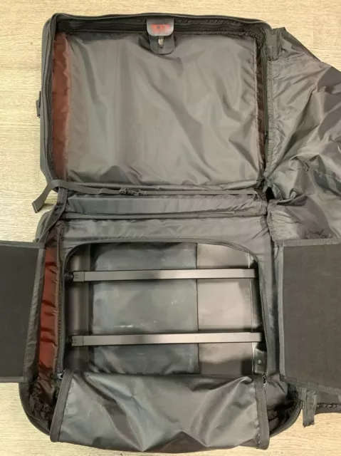 Used Tumi Made In USA Black Ballistic 22” Upright Vertical Wheeled Garment Bag 9