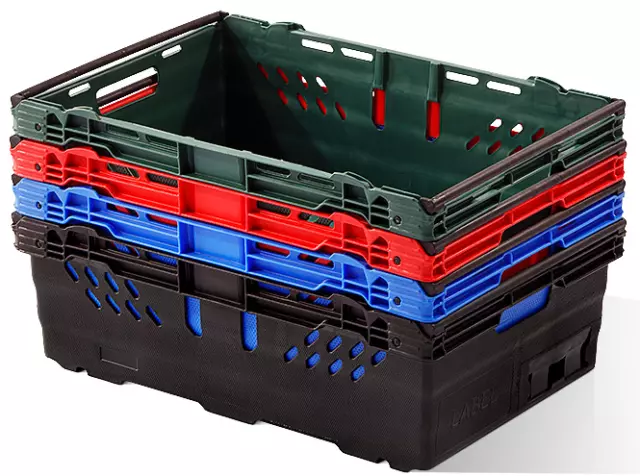 Bale Arm Crates 600x400x250 Plastic Containers (Pack of 7) 3