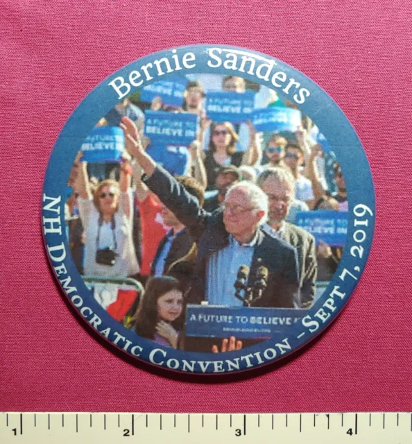 Bernie Sanders New Hampshire 2020 Primary Hopeful (D) Convention Pinback Button