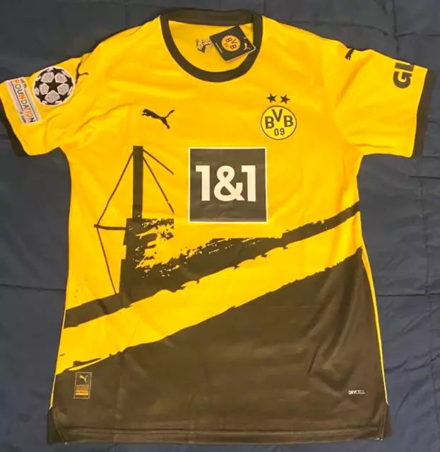 2024 BORUSSIA DORTMUND Champions League Jersey! Mens 2Xl/Xl Very