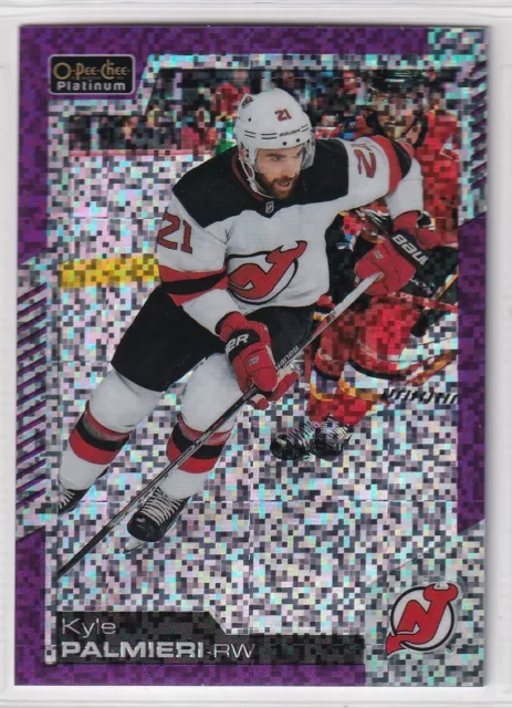 2020-21 O-Pee-Chee Platinum Violet Pixels #87 Kyle Palmieri /399 - DEVILS