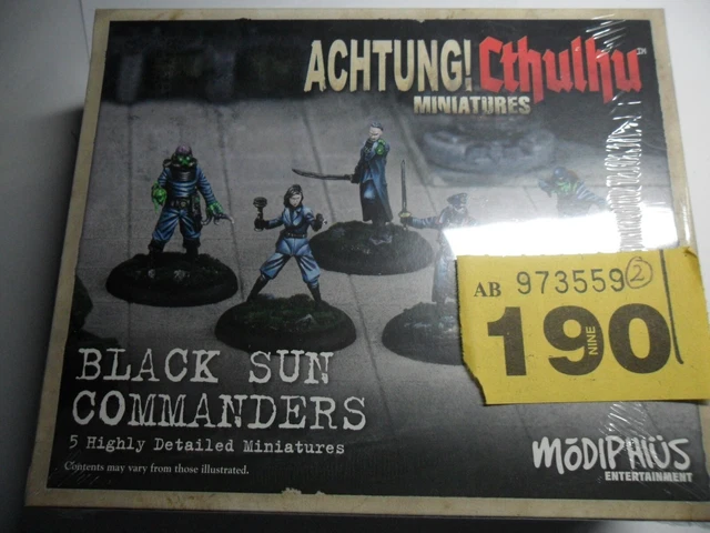 MODIPHIUS ACHTUNG CTHULHU Black Sun Commanders AE WWII SotR weird Y190