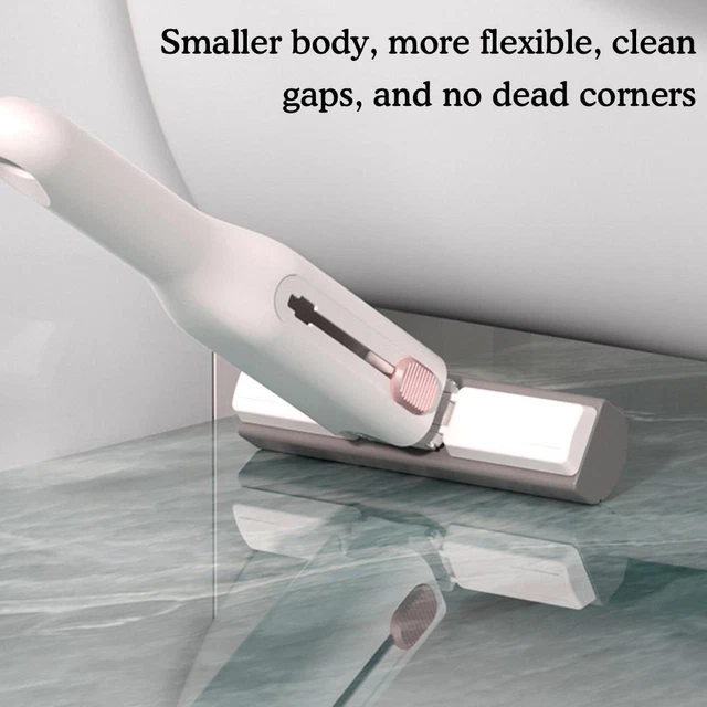 Mini fregona portátil autoexprimible herramientas limpiadoras de ventanas húmedas manos libres η Home C3E1
