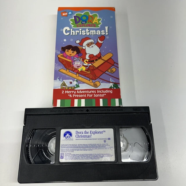 DORA THE EXPLORER Christmas! (2002, VHS) Nick Jr Holiday Works 2 ...