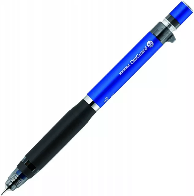 Zebra Mechanical Pencil DelGuard Type-ER 0.5mm Blue P-MA88-BL From Japan