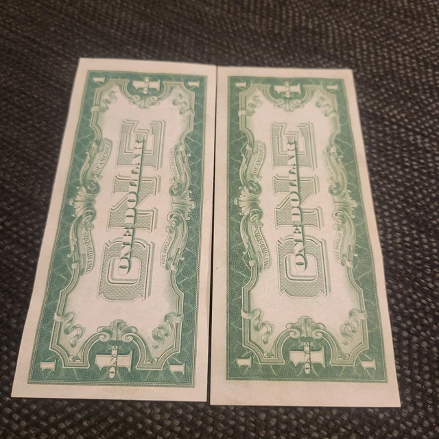 👀💎1928/1934 $1 Dollar Funny Back Silver Certificate Blue Seal Uncirculated 💎