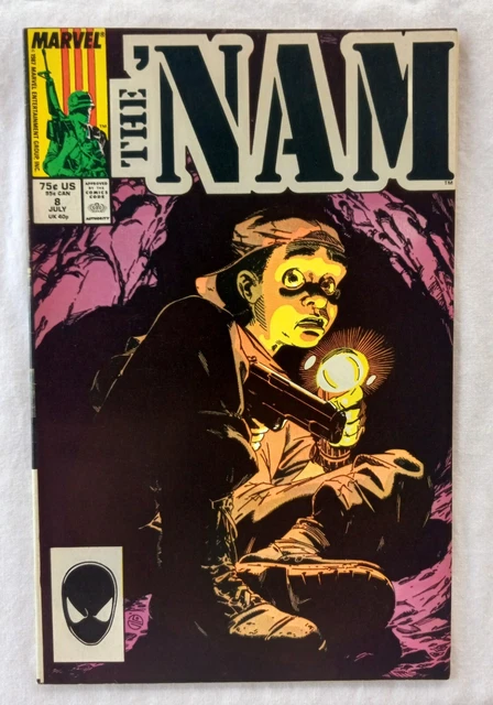The 'Nam #8 - (Jul 1987, Marvel) First Appearance of Tunnel Rat, Michael Golden.