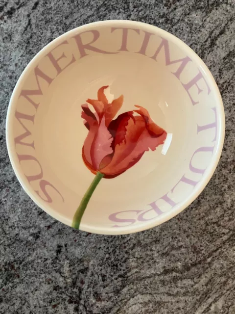 Vintage*Emma Bridgewater, "Tulips", Footed French Bowl, Bn - Original Version